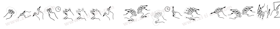 Gesture Thin BRK字体转换